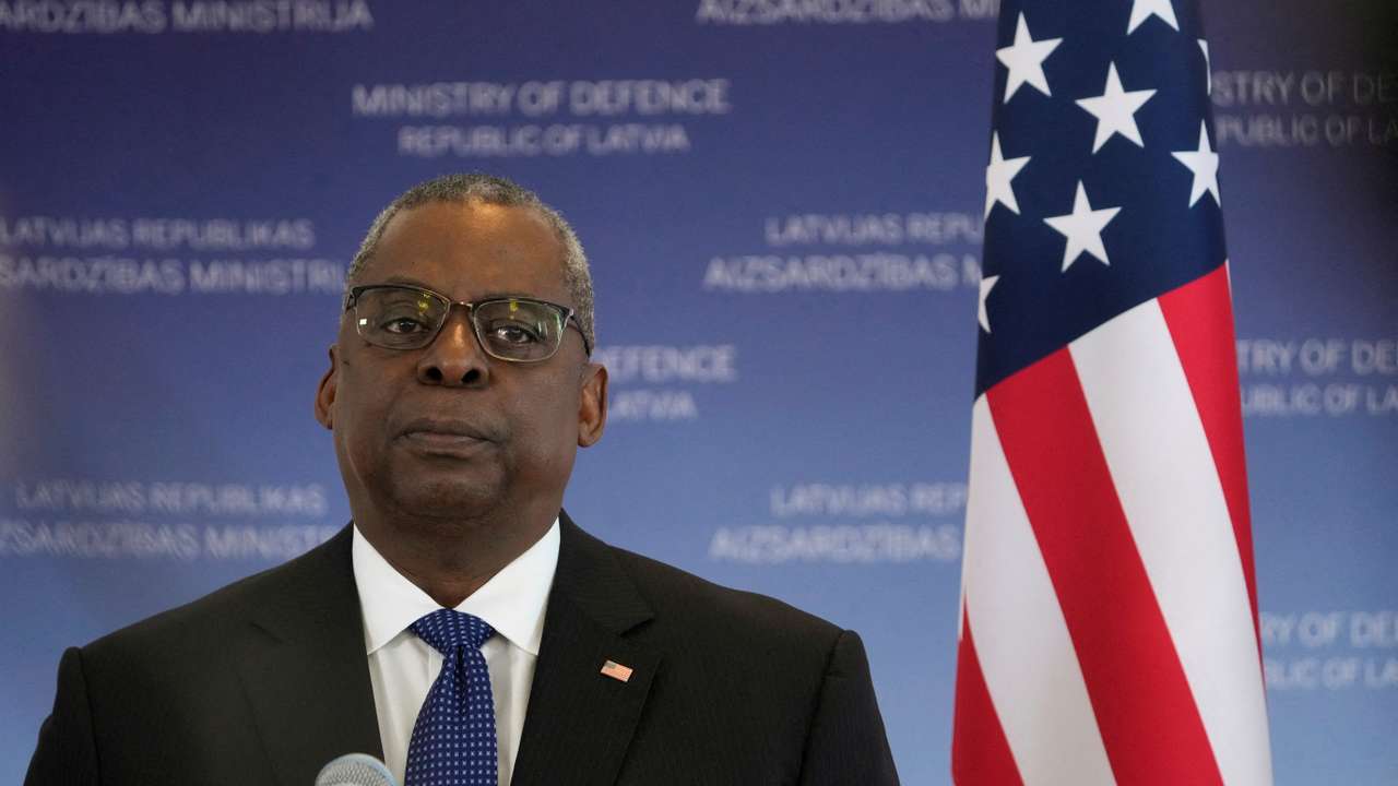 FILE PHOTO: U.S. Defense Secretary Lloyd Austin