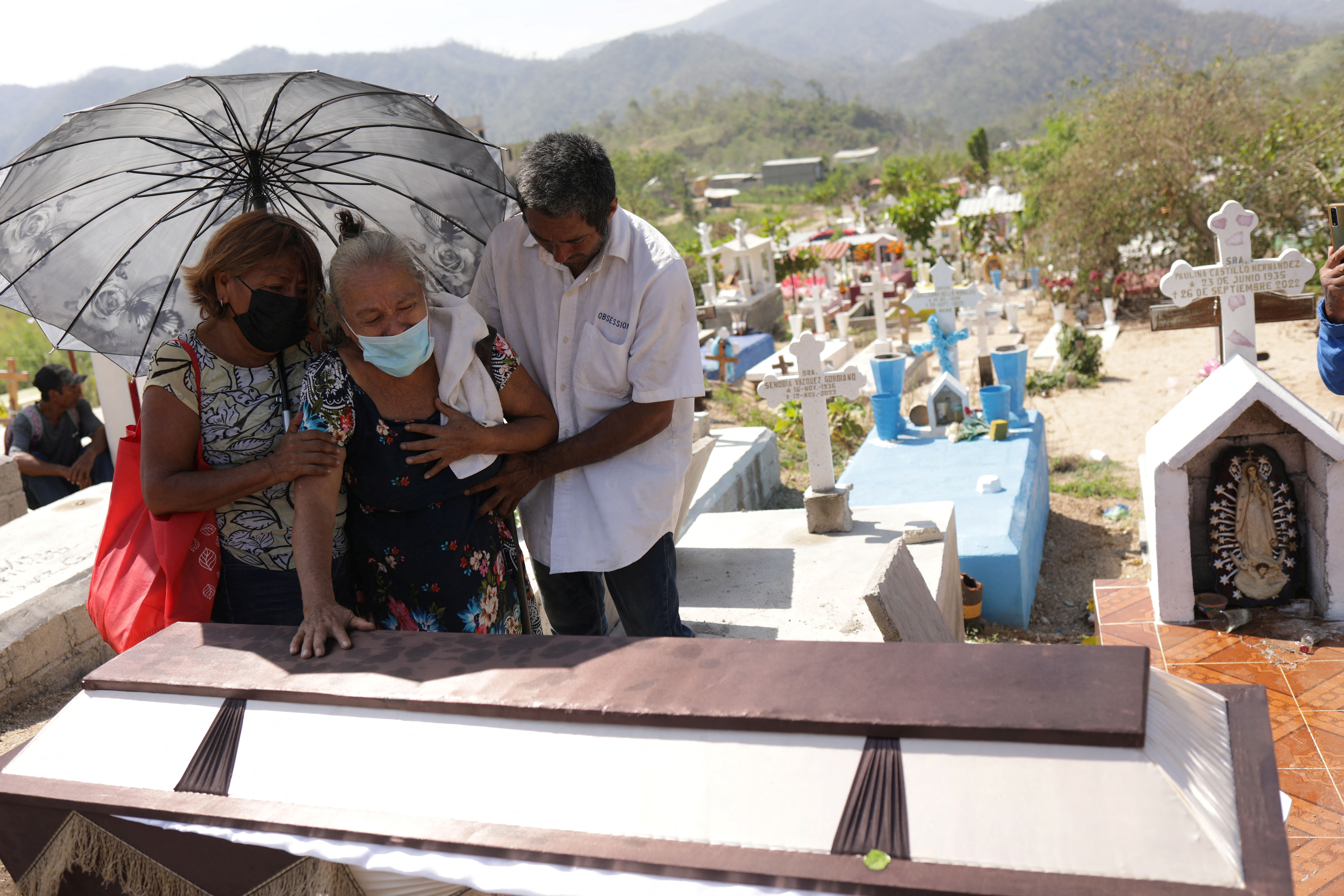 Grieving Acapulco mother fears for future after breadwinner son's death in hurricane