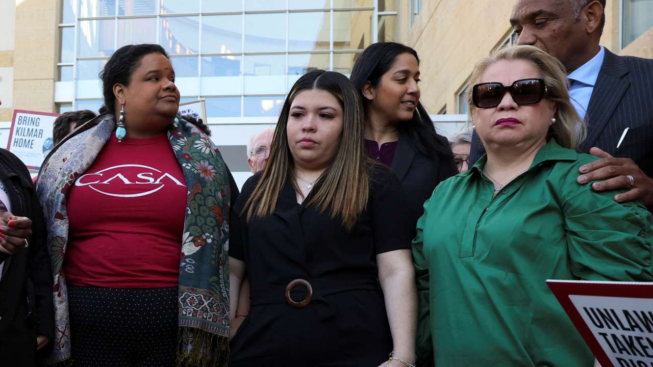Hearing in the case related to Kilmar Abrego Garcia, the Salvadoran man who was deported without due process, in Greenbelt