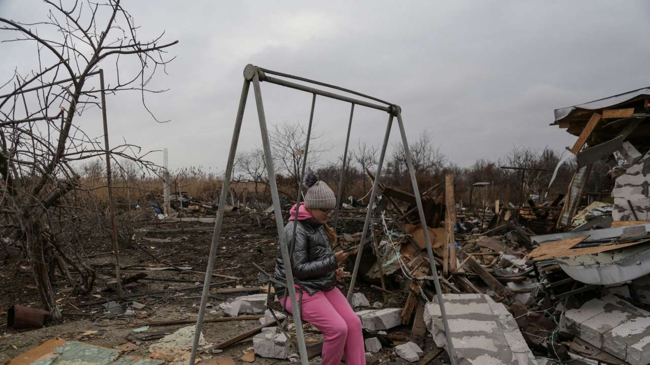 Aftermath of a Russian drone strike in Odesa
