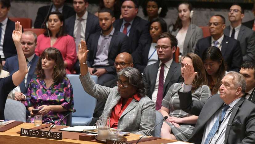 United Nations Security Council votes on a ceasefire proposal