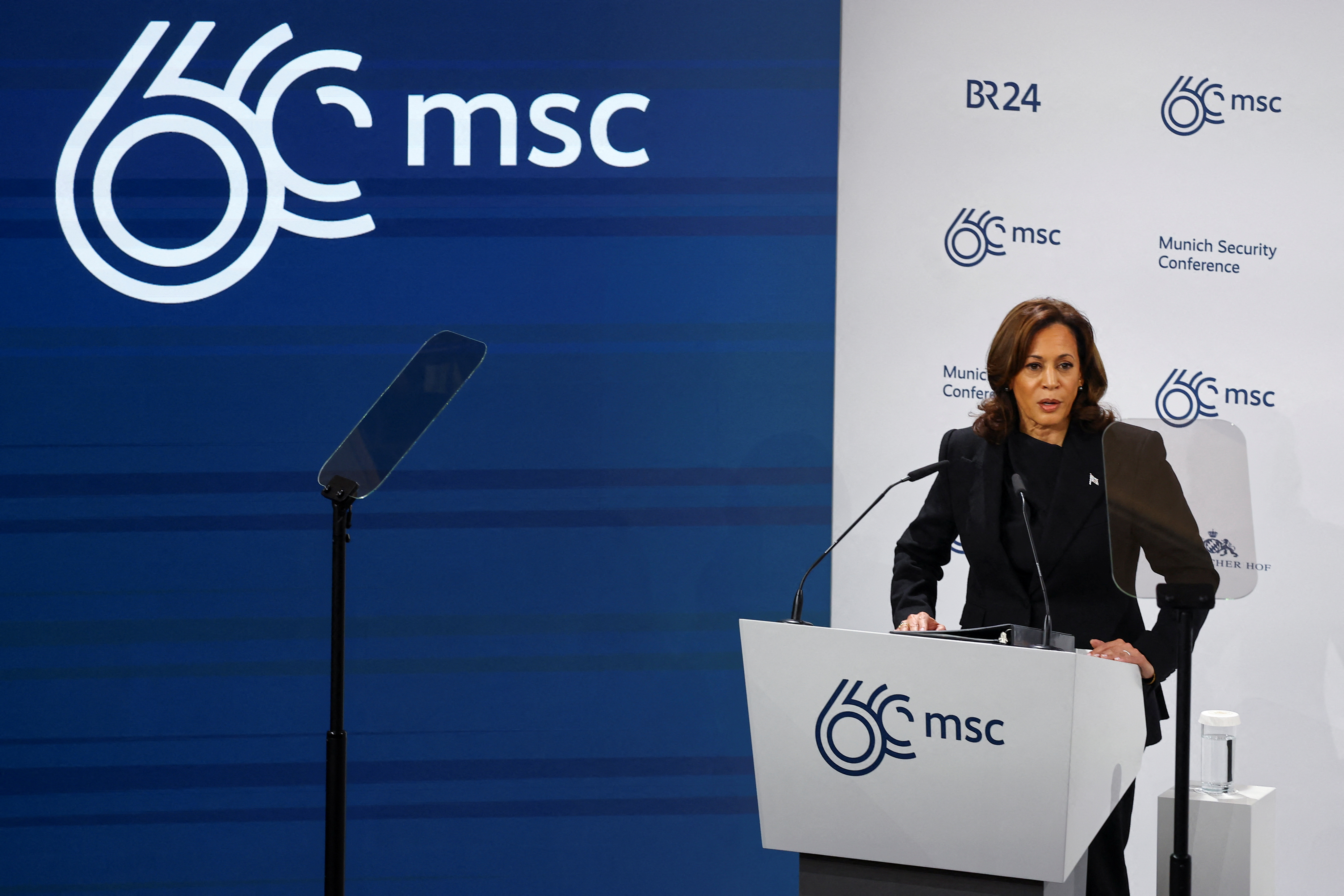 U.S. Vice President Kamala Harris attends the Munich Security Conference