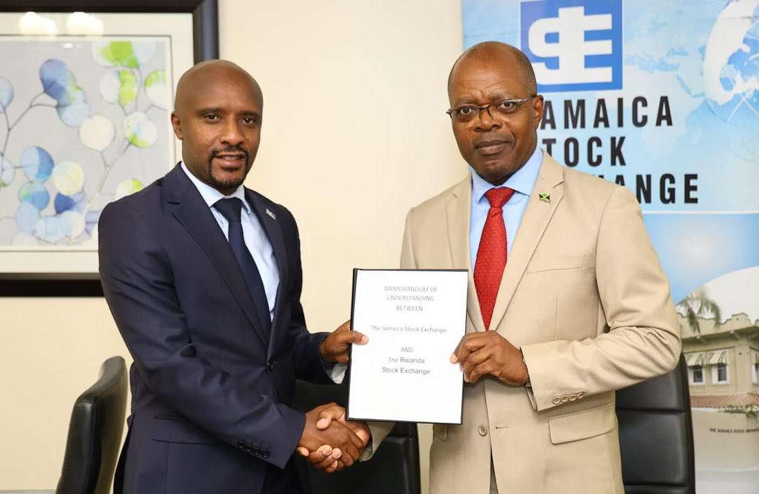 Rwanda Stock Exchange (RSE) signs Memorandum of Understanding (MoU) with the Jamaica Stock Exchange (JSE).