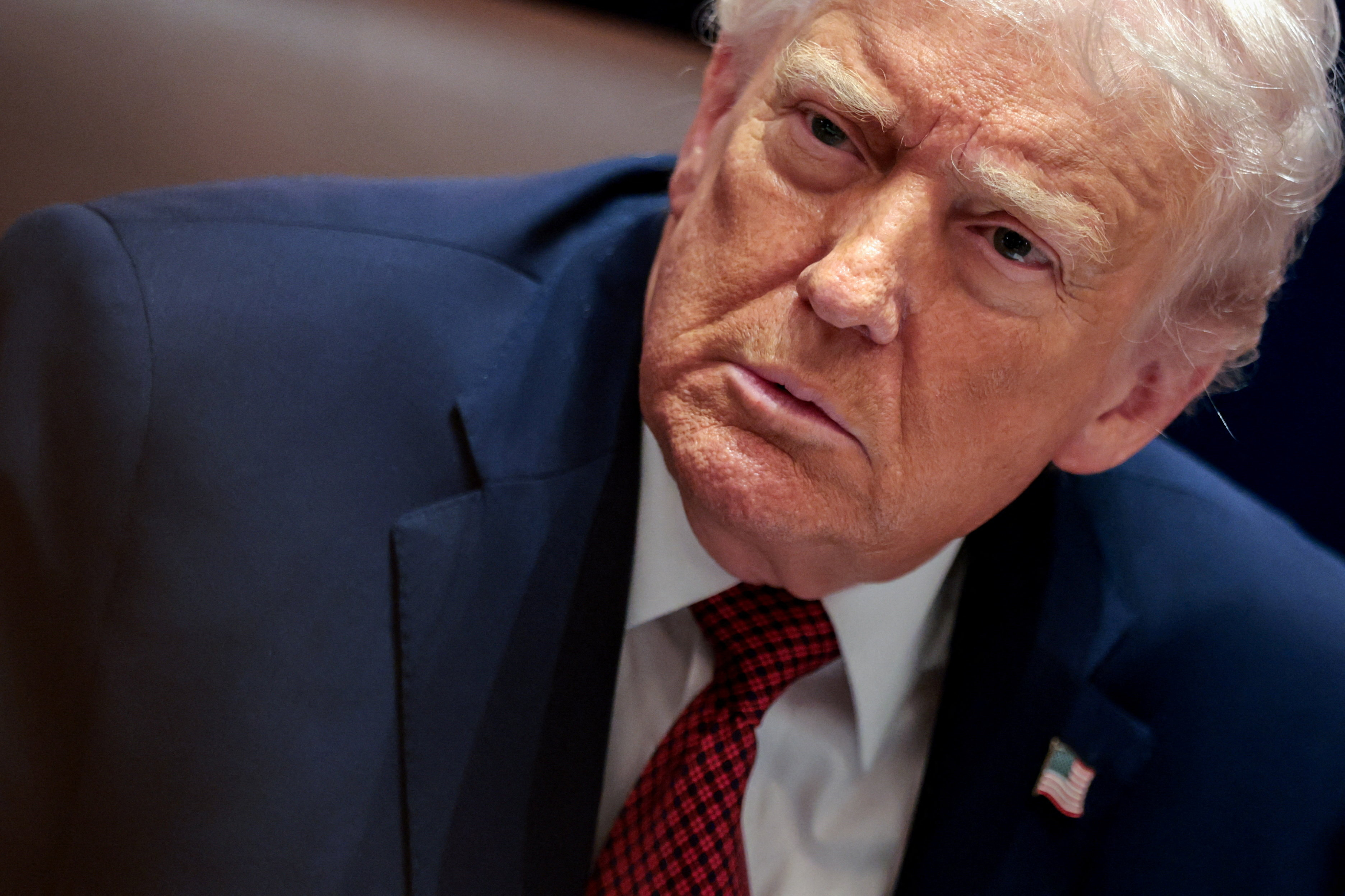 U.S. President Trump leads roundtable discussion at White House in Washington, D.C.