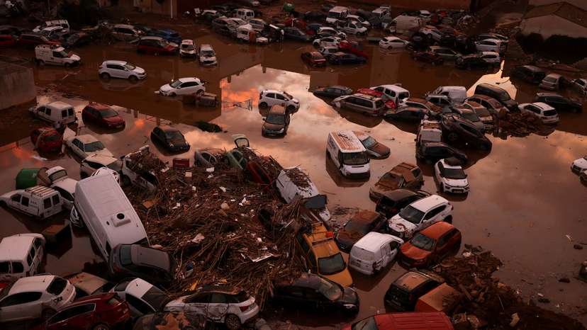 Aftermath of floods in Spain