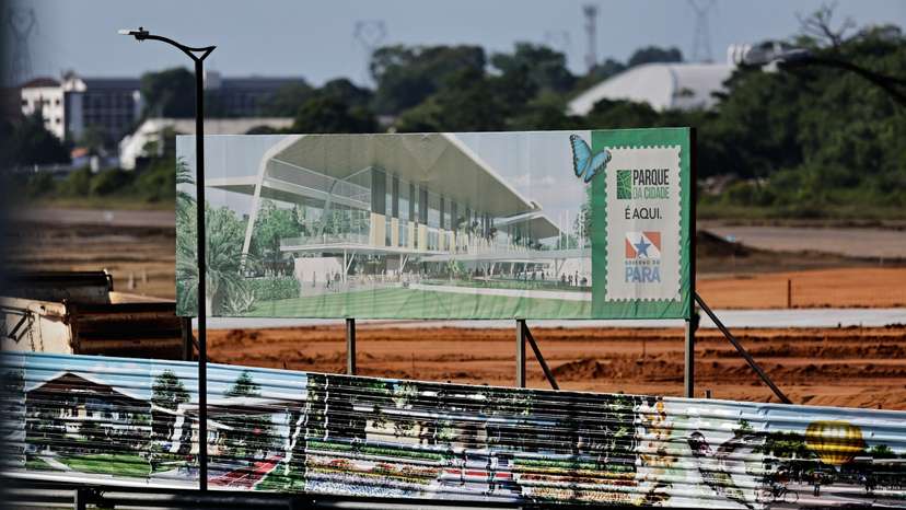 Construction site for COP30 Summit in Belem