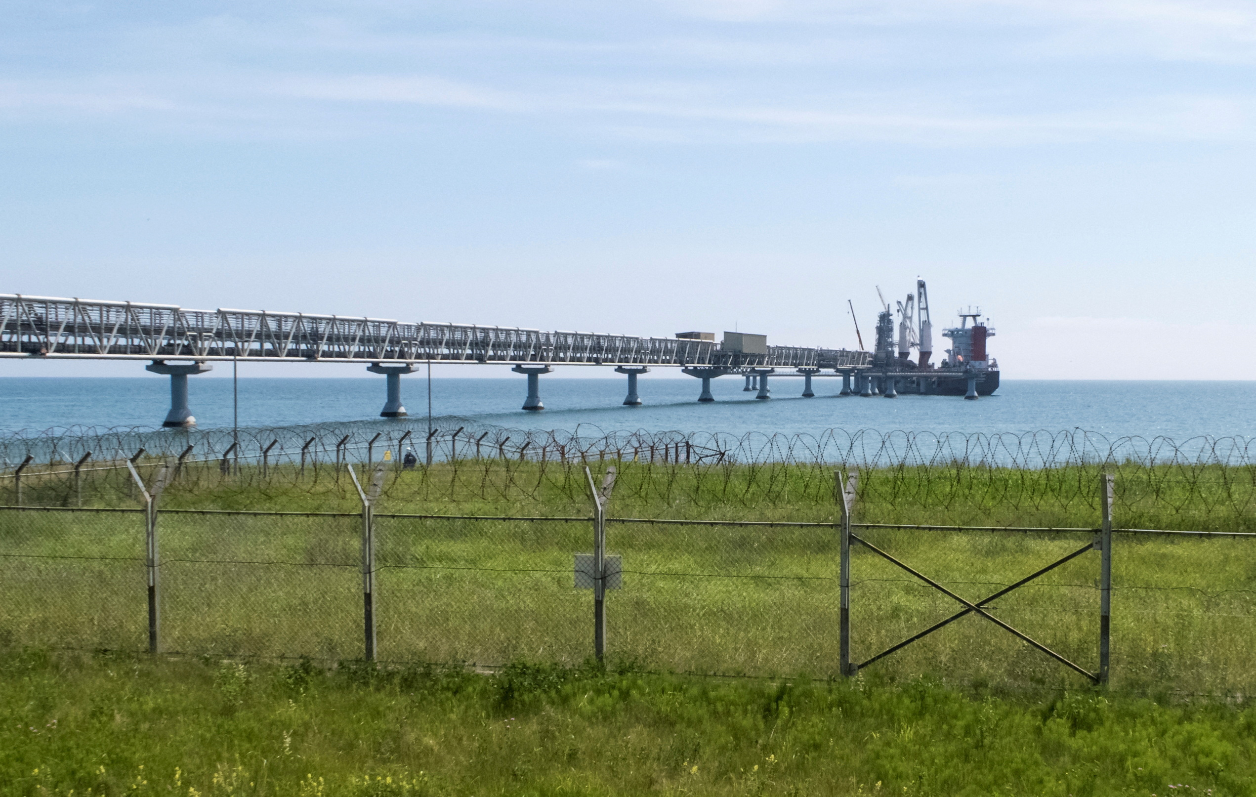 FILE PHOTO: A general view of the liquefied natural gas plant operated by Sakhalin Energy at Prigorodnoye on the Pacific island of Sakhalin