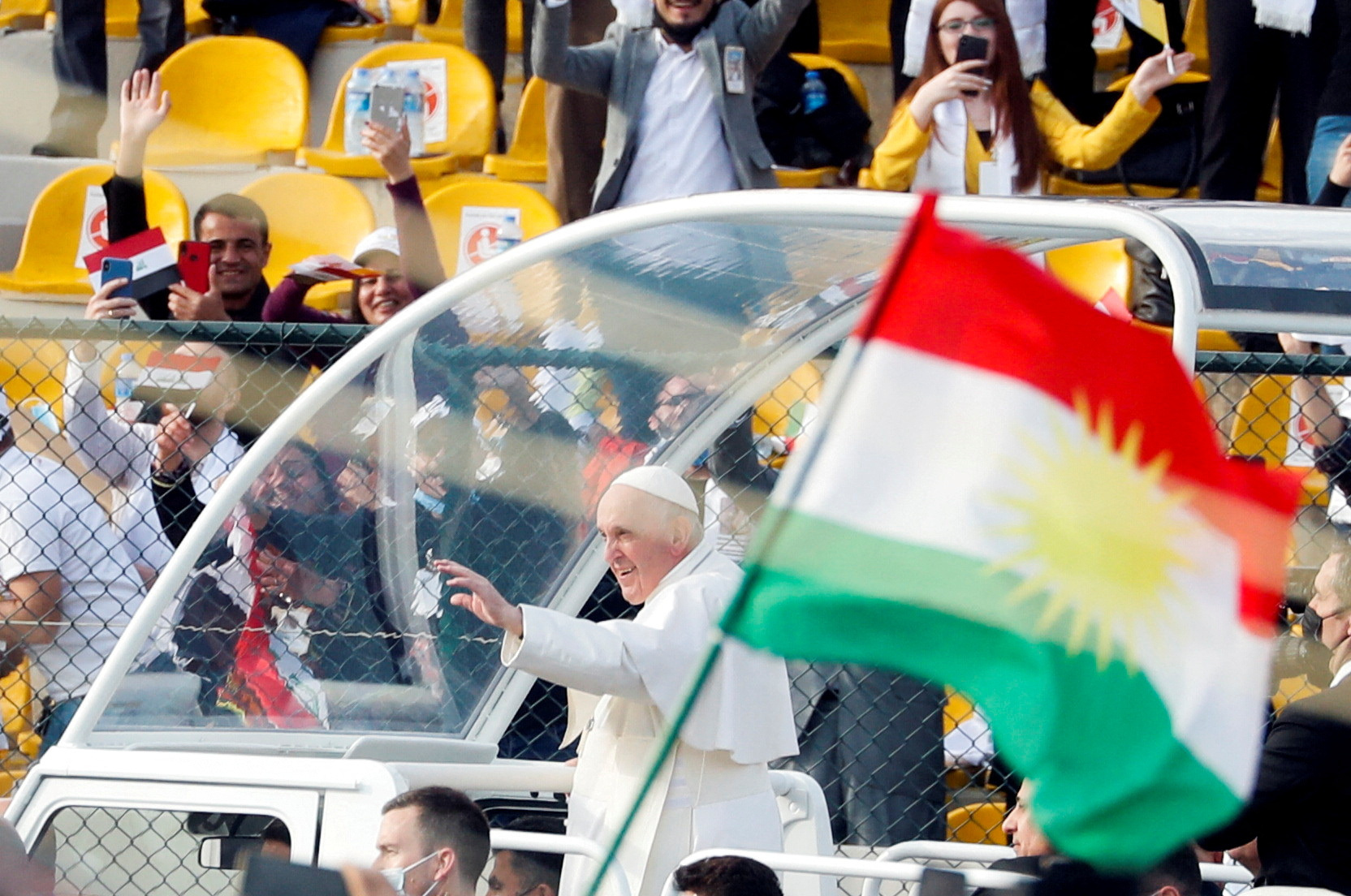 FILE PHOTO: Pope Francis visits Iraq