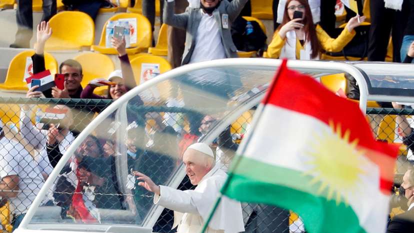 FILE PHOTO: Pope Francis visits Iraq