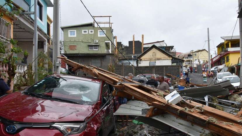 Scenes from storm-hit Mayotte