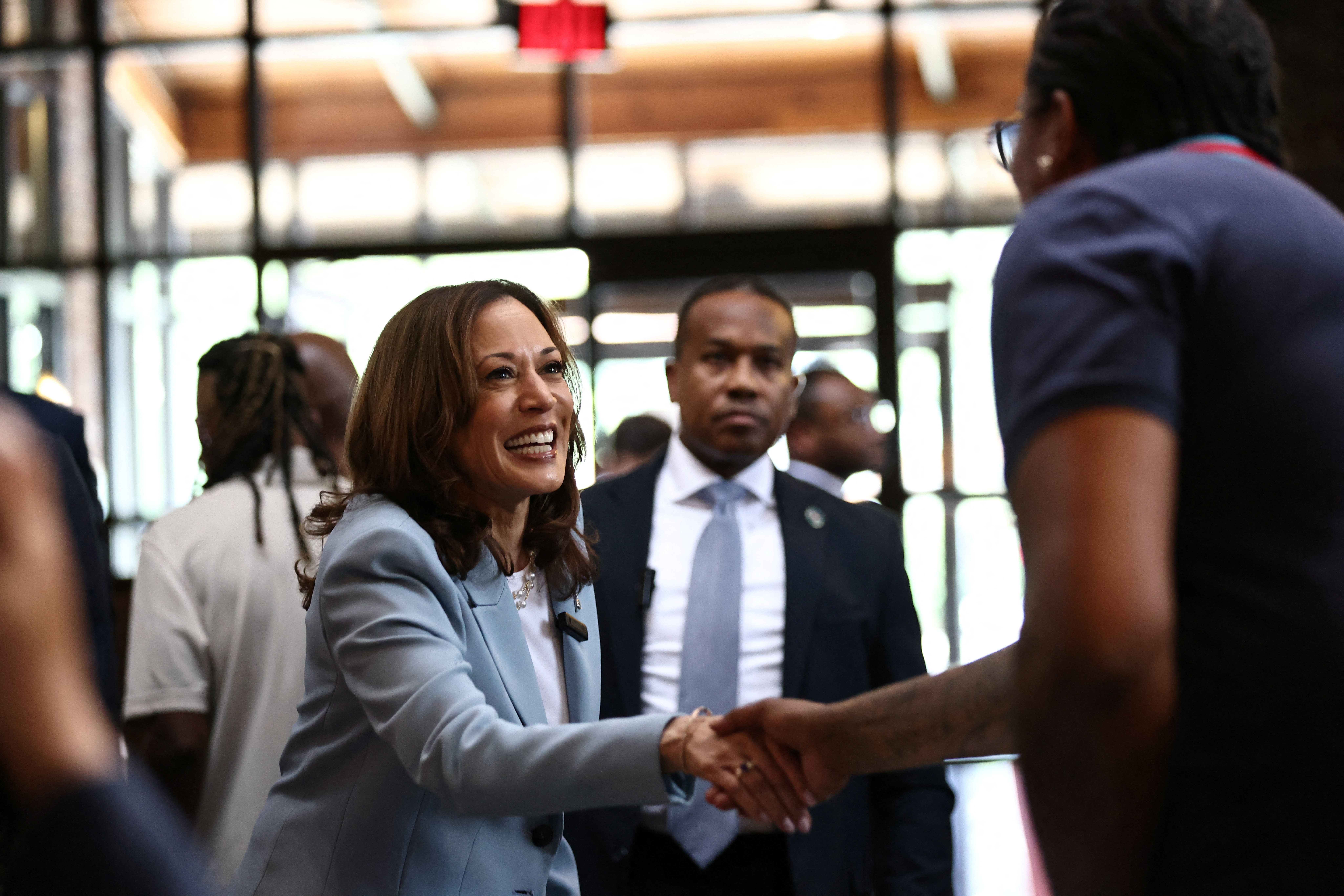 U.S. Vice President Kamala Harris campaigns in Atlanta