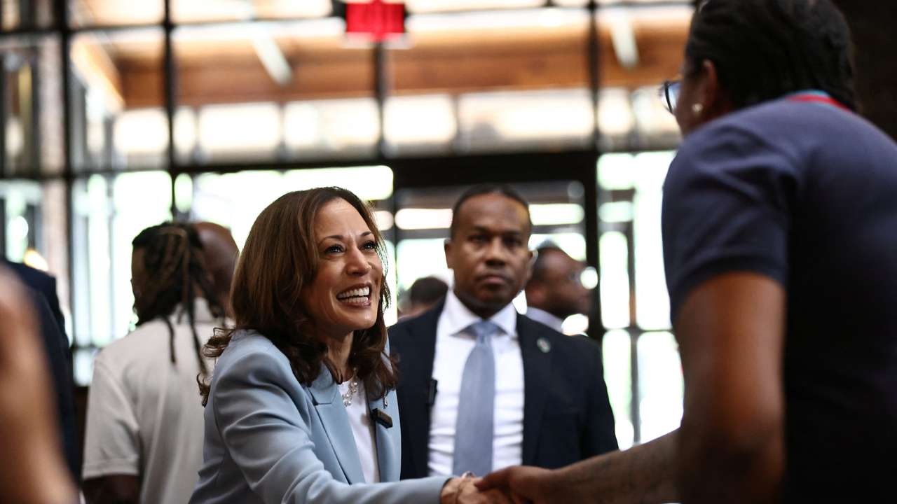 U.S. Vice President Kamala Harris campaigns in Atlanta