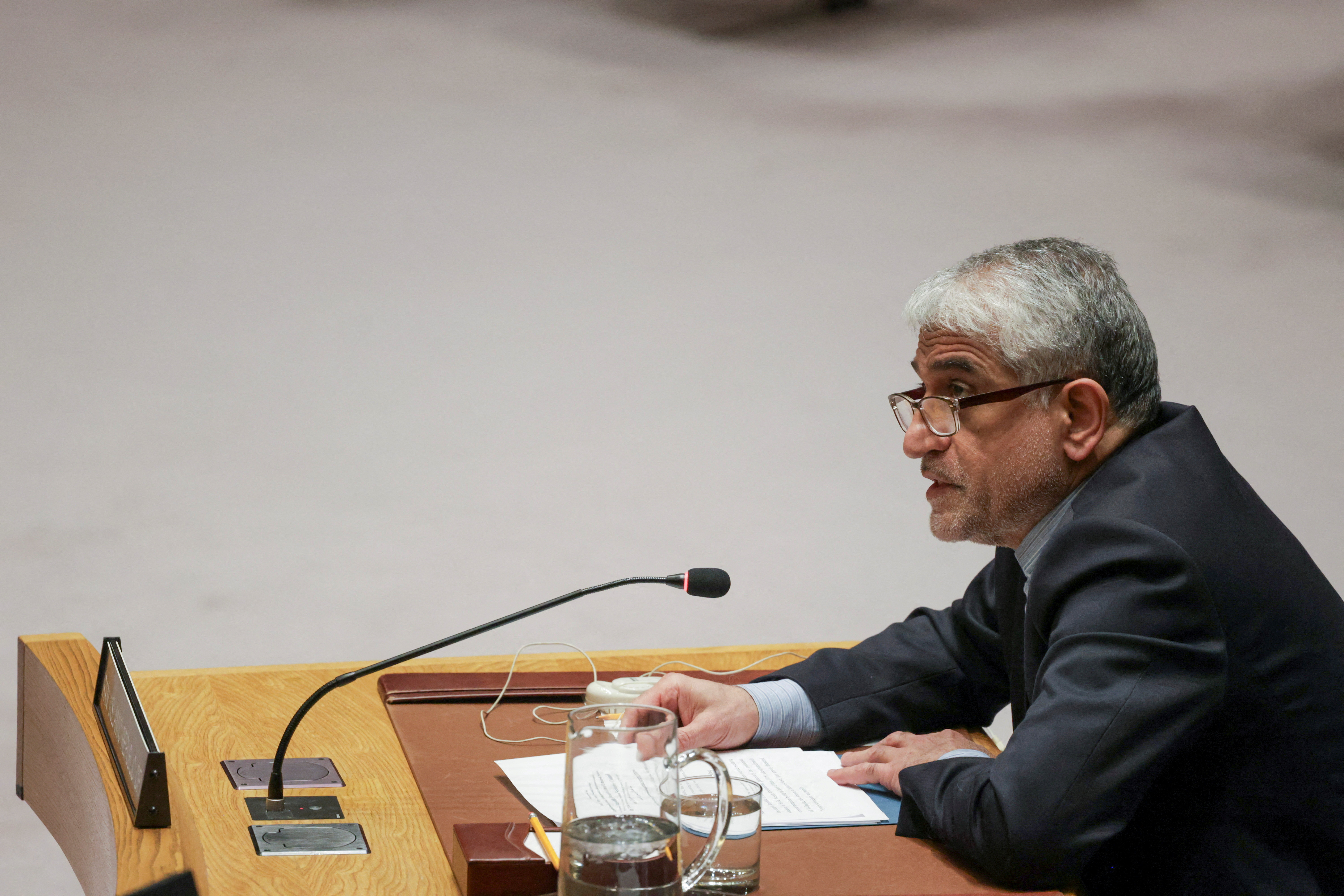 Meeting of the Security Council on Syria at U.N. headquarters in New York
