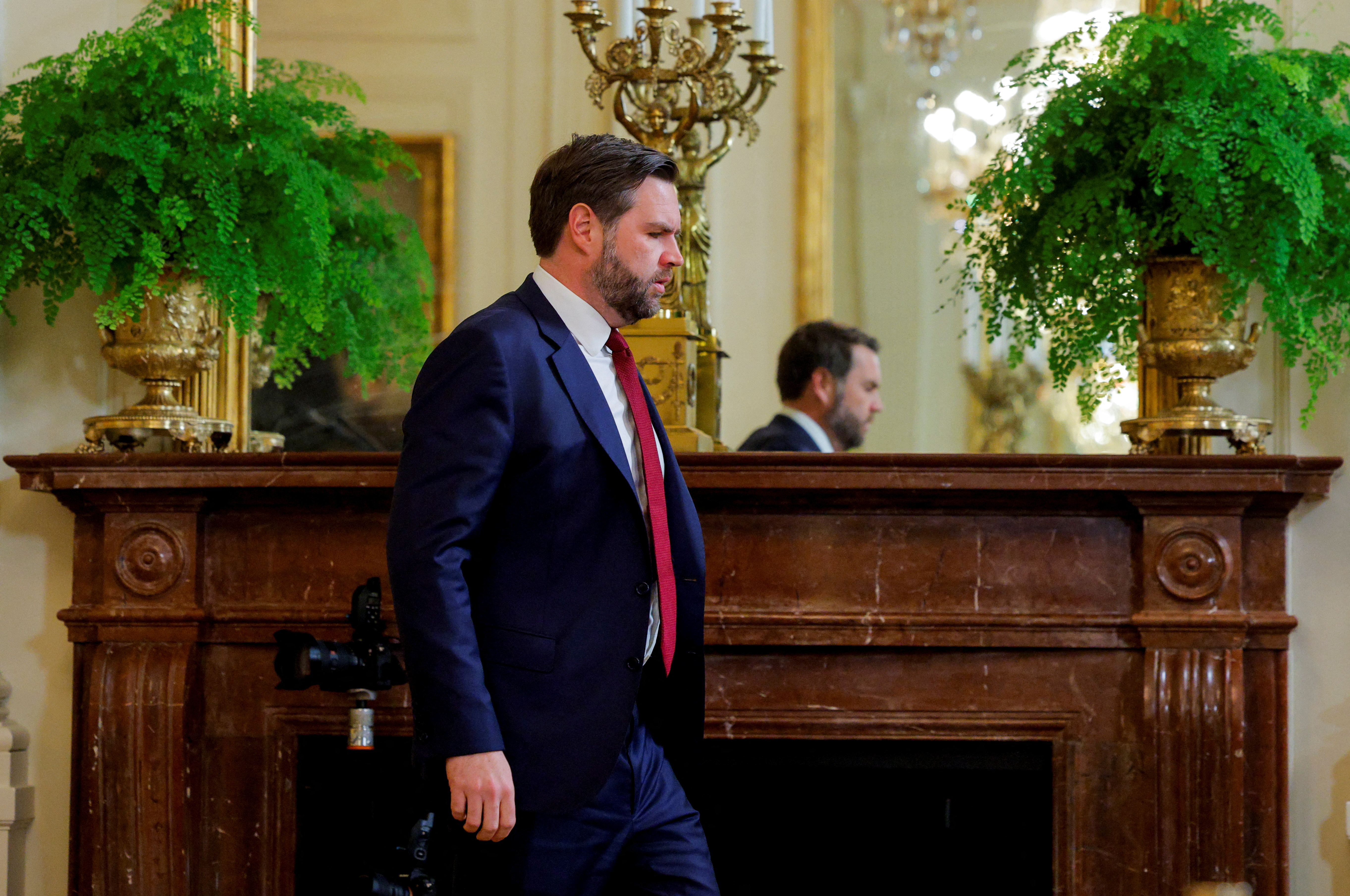 U.S. President Donald Trump meets British Prime Minister Keir Starmer, in Washington, D.C.