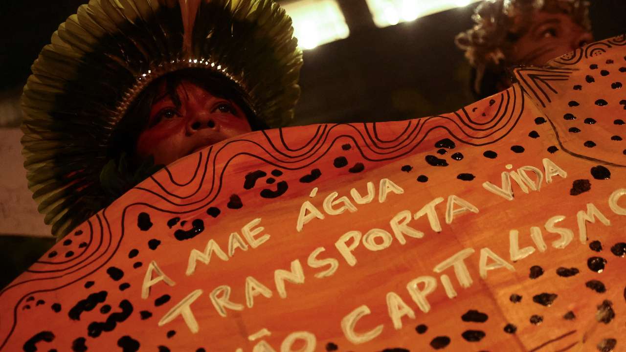 Protest at Cargill's offices in Sao Paulo