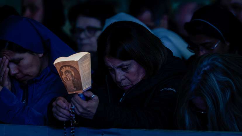 Prayer service in St. Peter's Square at the Vatican