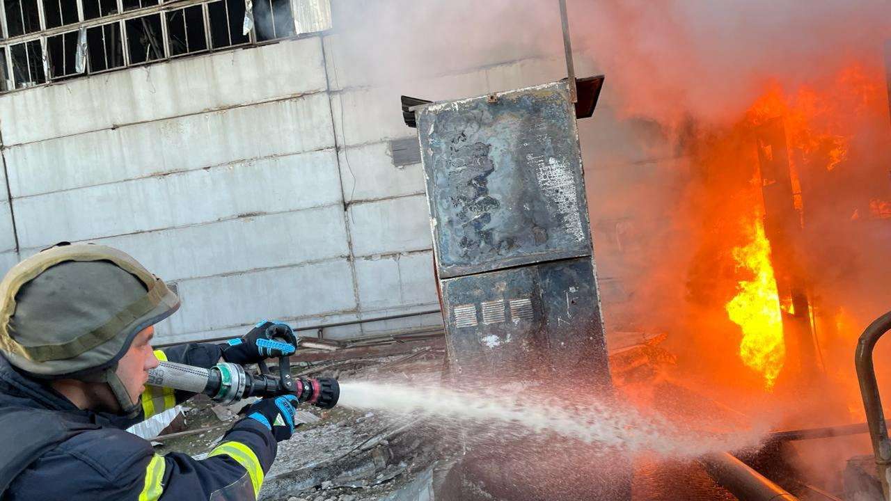 Aftermath of Russian missile and drone attacks in Ukraine