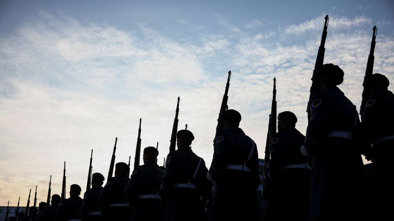 German Defence Minister Boris Pistorius meets European Commissioner for Defence and Space Andrius Kubilius in Berlin