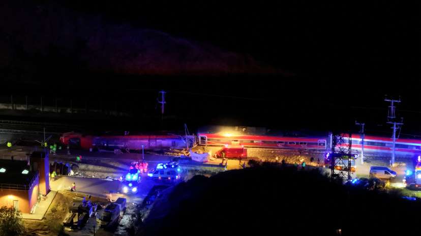 Deadly train derailment, after a high-speed train derailed and collided with another oncoming train near Adamuz