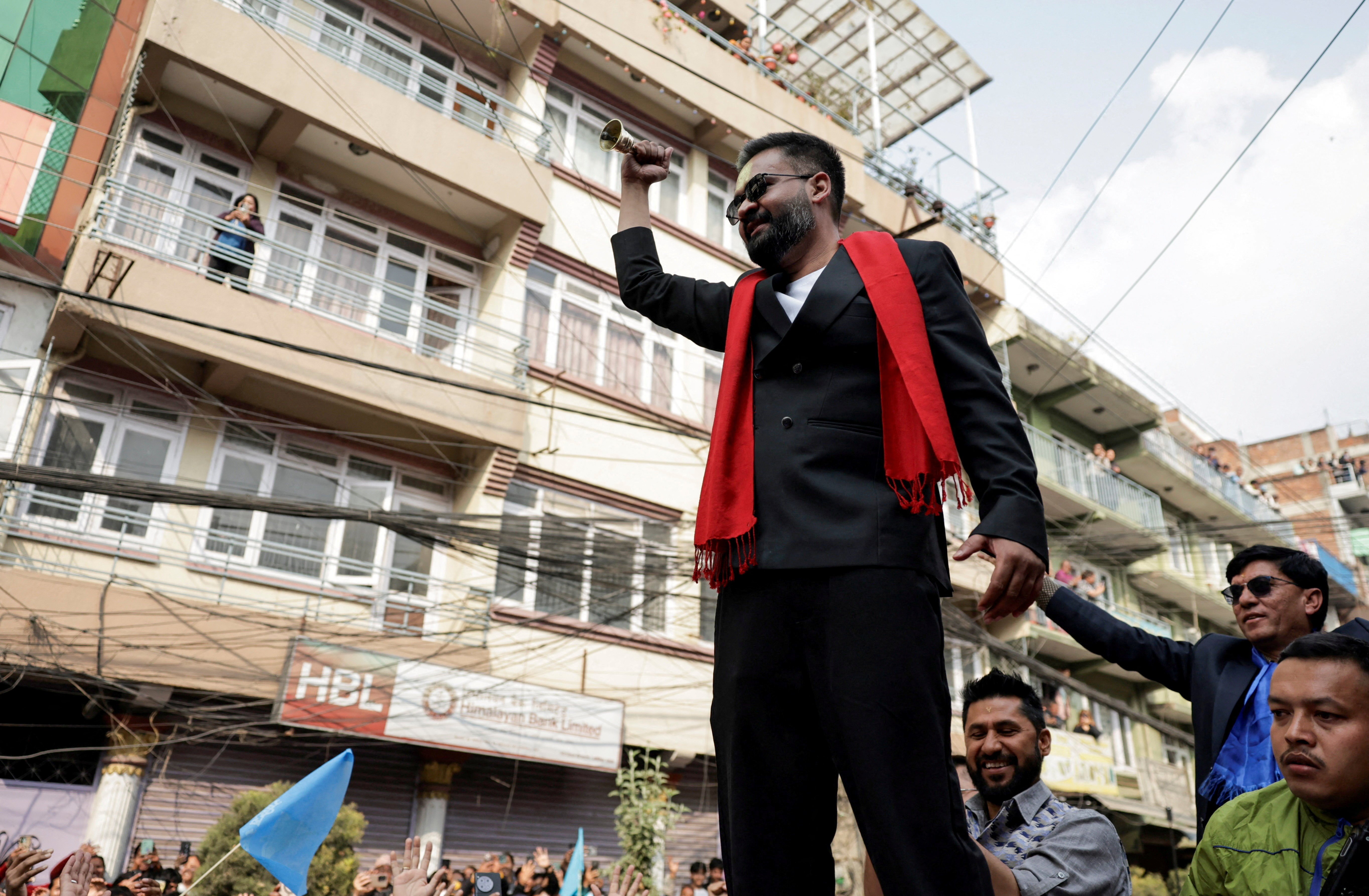 Election campaign ahead of general election in Kathmandu