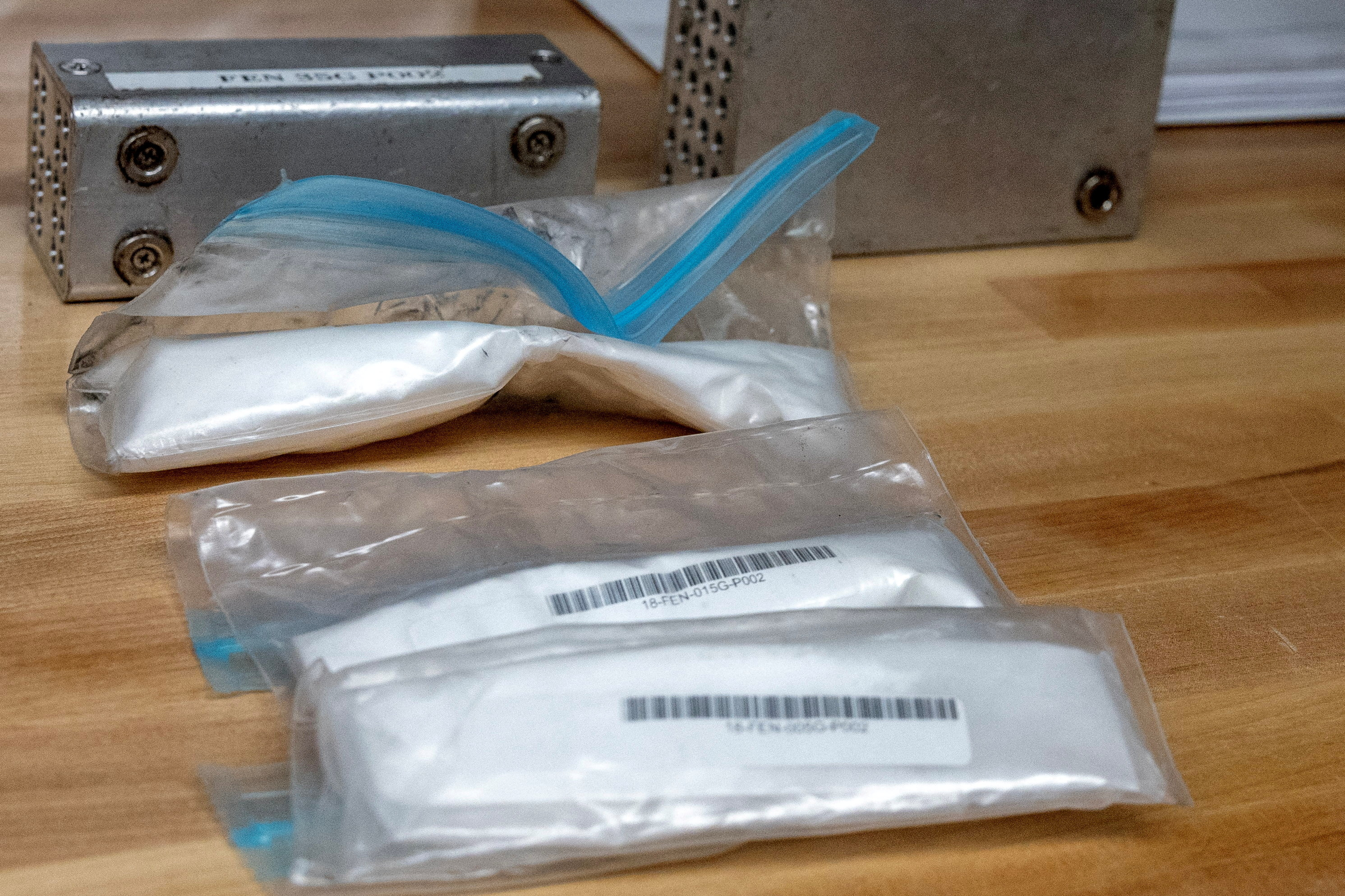 FILE PHOTO: US targets three Mexican financial institutions under fentanyl sanctions