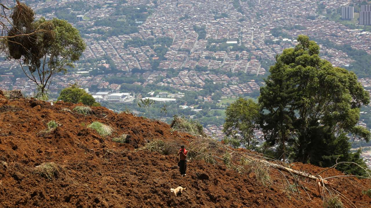 Landslide in Bello, Antioquia