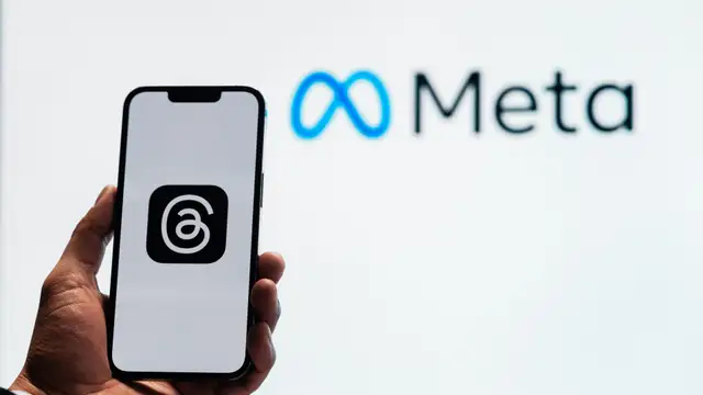 Logo da Meta e do Threads, que pertence à empresa