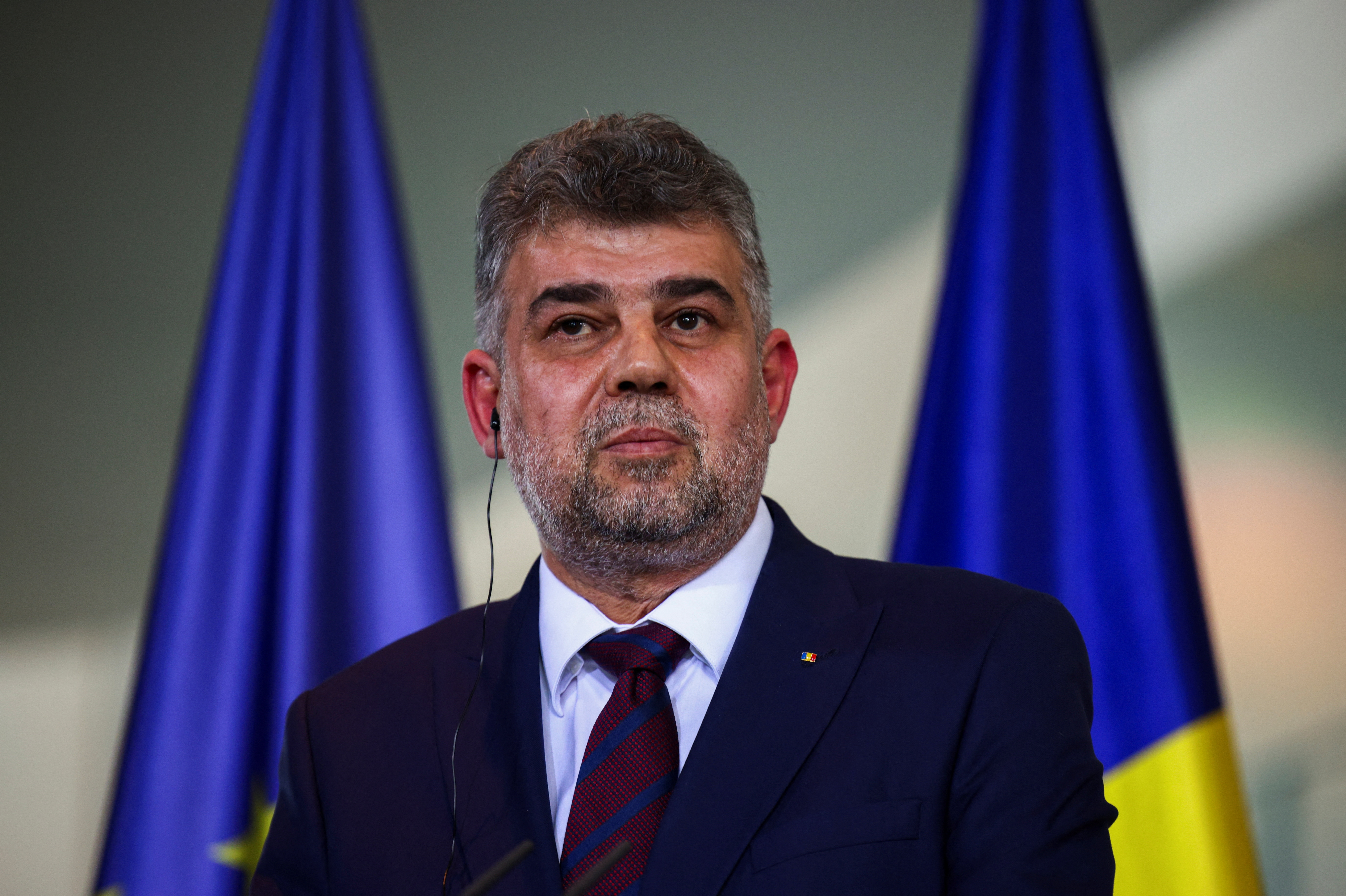 German Chancellor Scholz meets Romanian PM Ciolacu in Berlin