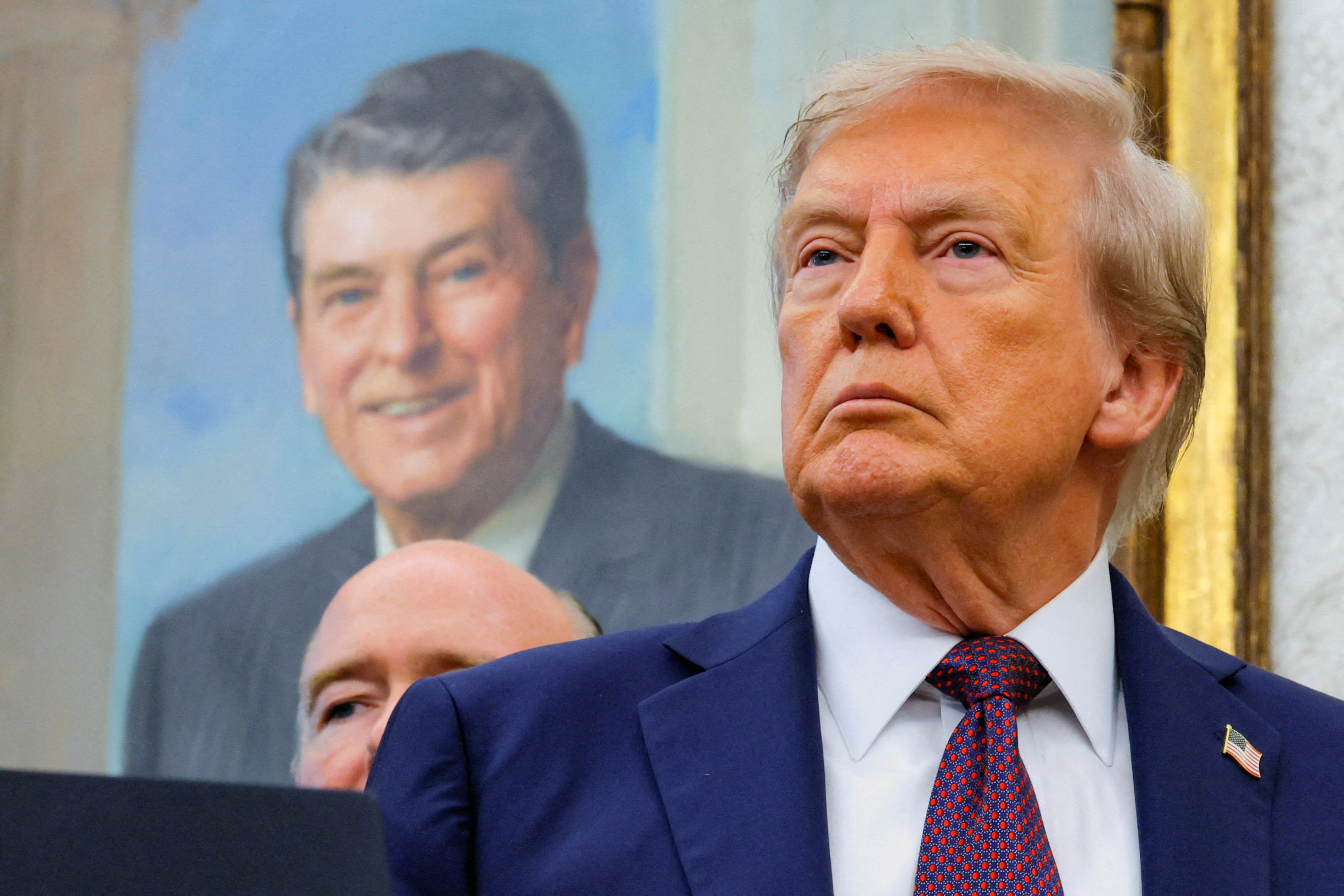 FILE PHOTO: U.S. President Donald Trump makes announcement at the White House