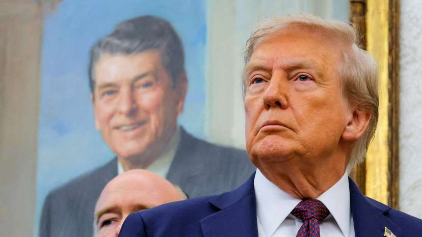 FILE PHOTO: U.S. President Donald Trump makes announcement at the White House