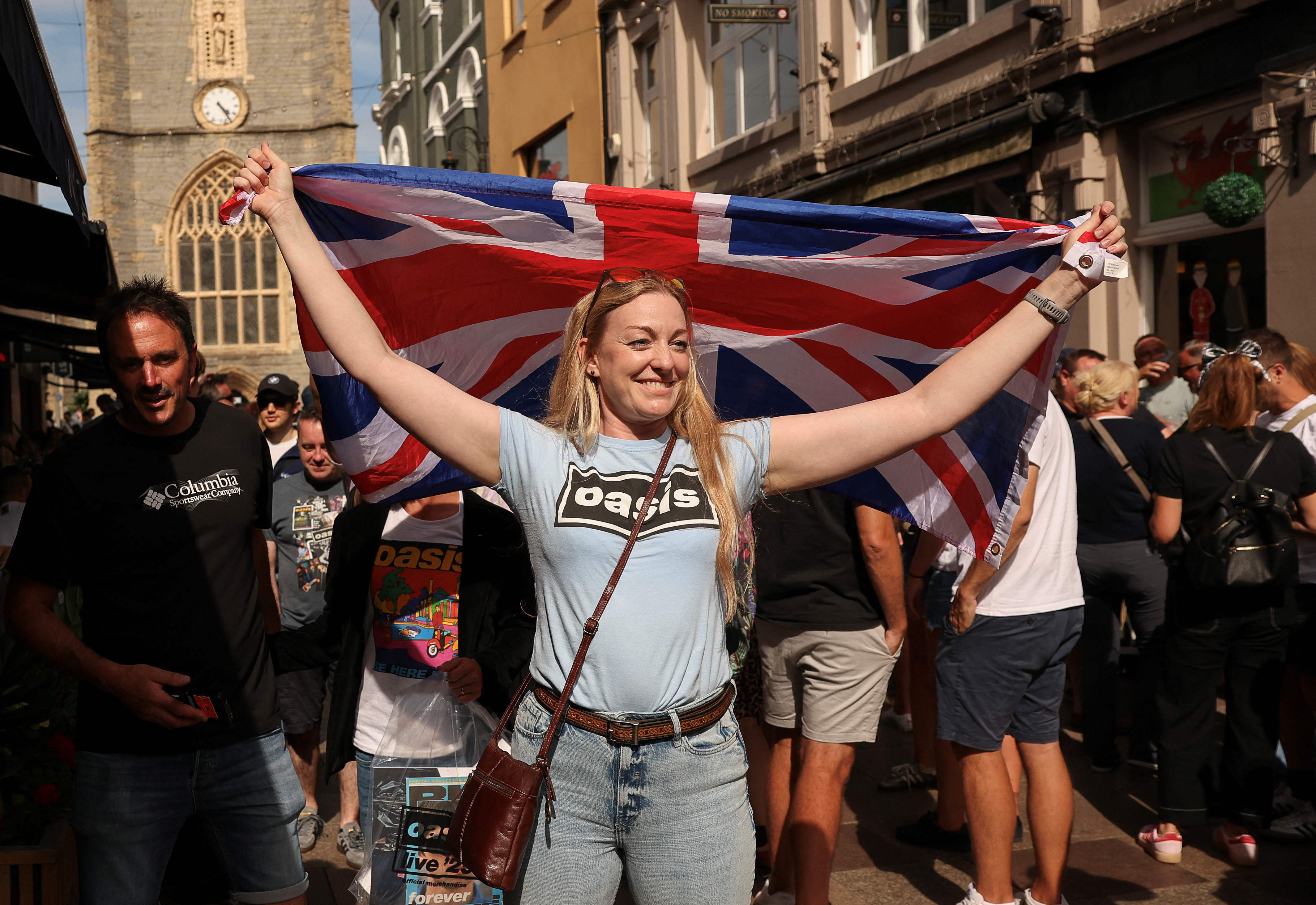 FILE PHOTO: Oasis' first show in 15 years, at Cardiff Principality Stadium
