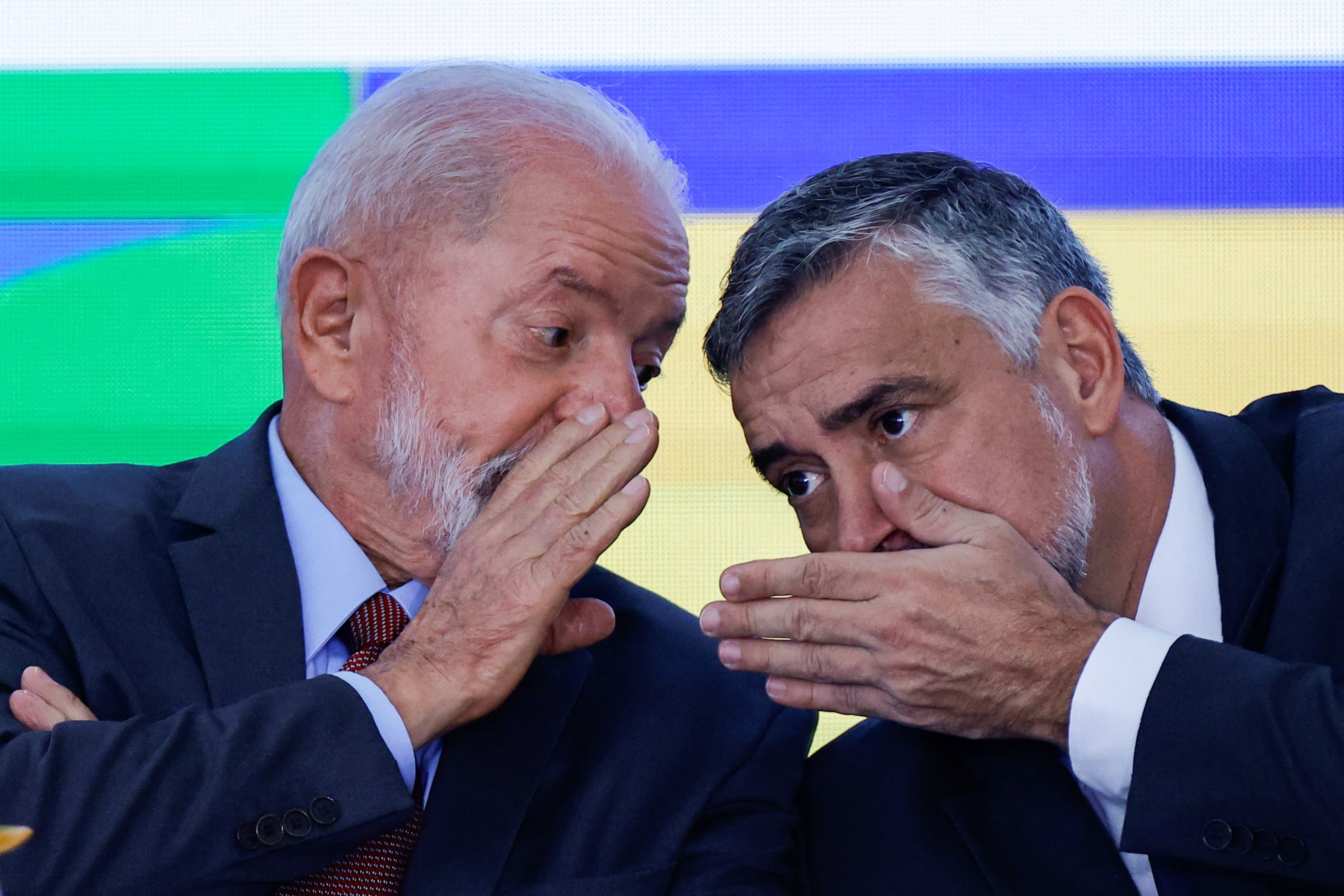 Brazil's President Luiz Inacio Lula da Silva holds a press conference, in Brasilia