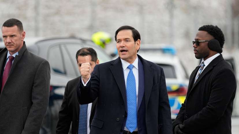 U.S. Secretary of State Rubio departs from Munich