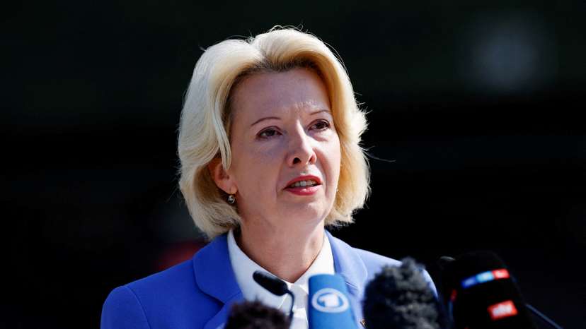 FILE PHOTO: Defence ministers of Germany, Estonia and Latvia visit German arms maker Diehl