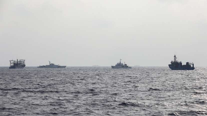 FILE PHOTO: Philippines resupply mission in the South China Sea