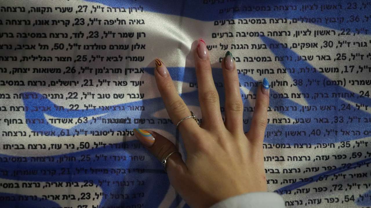 Protest to mark 100 days since Hamas attack, in Tel Aviv
