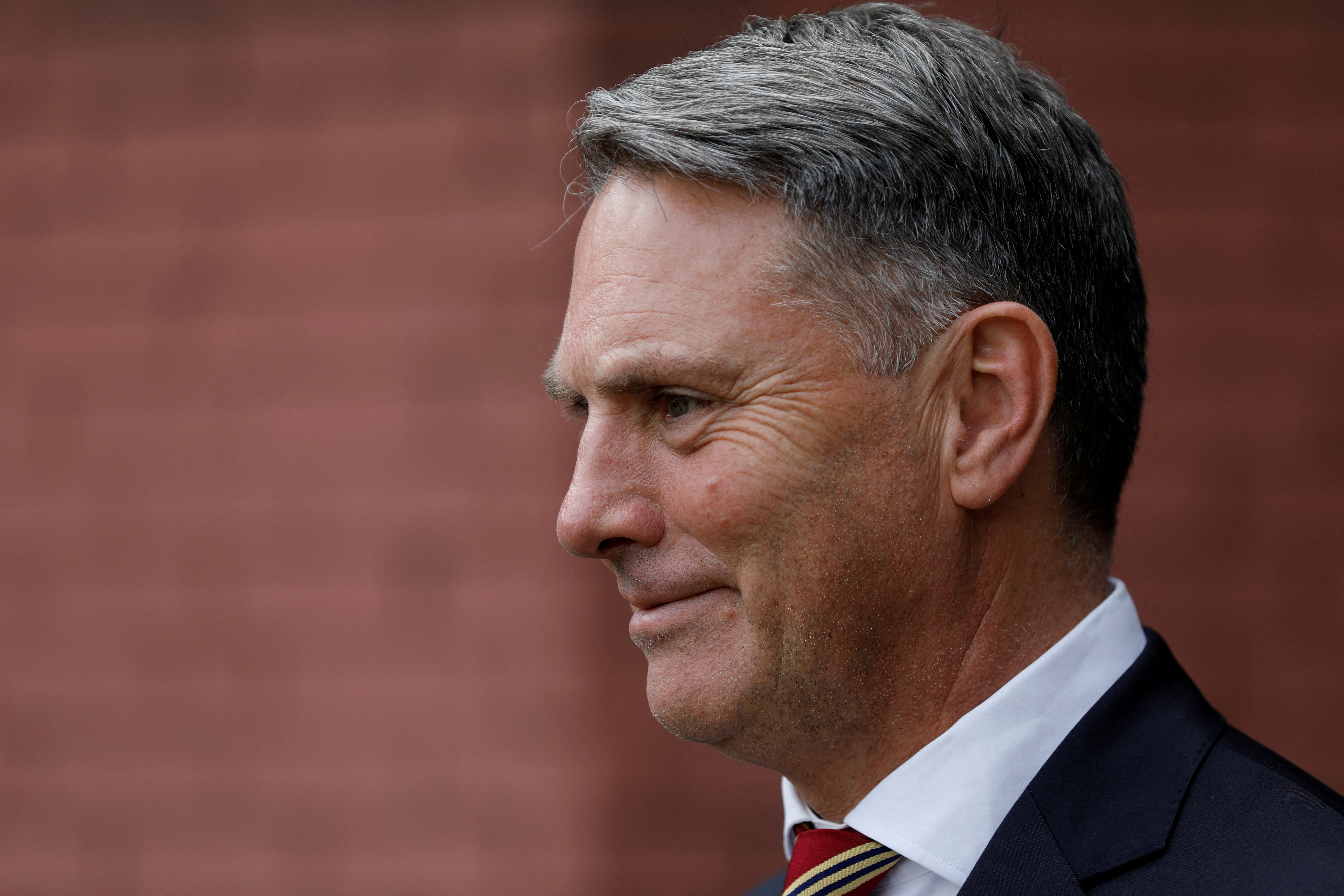 FILE PHOTO: Britain's Defence Secretary Healey and Australian Deputy Prime Minister and Defence Minister Richard Marles, take a tour of the Sheffield Forgemasters