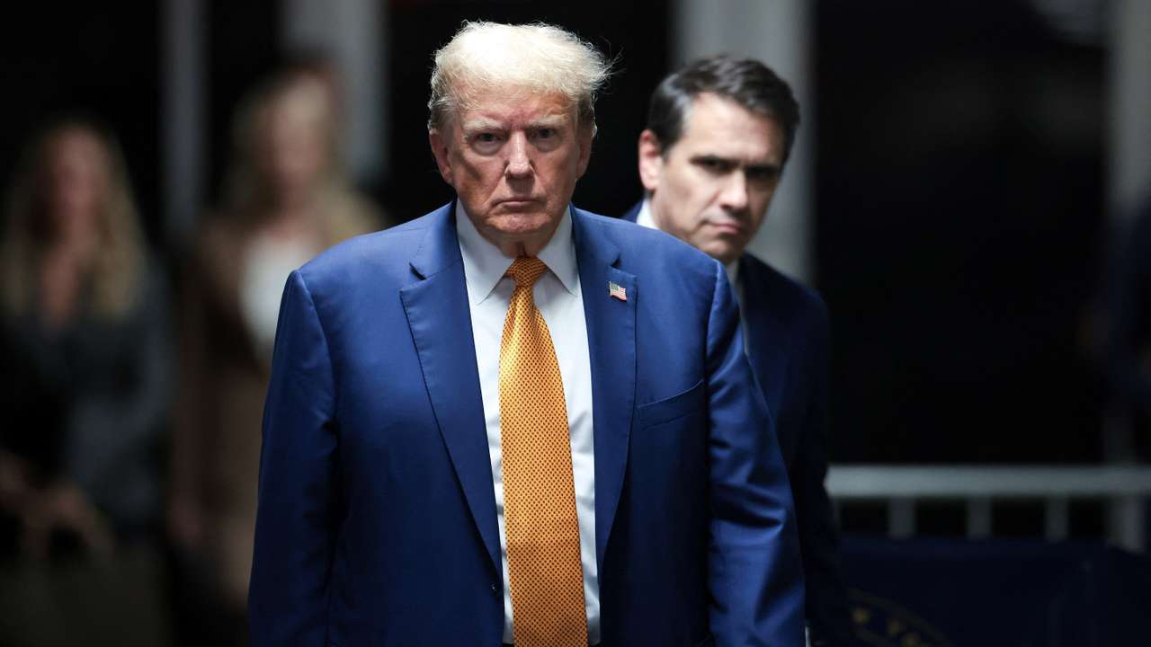 Former U.S. President Trump's criminal trial on charges of falsifying business records continues in New York
