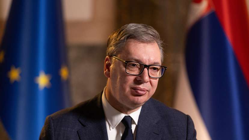 Interview wirth Serbia's President Aleksandar Vucic in Belgrade