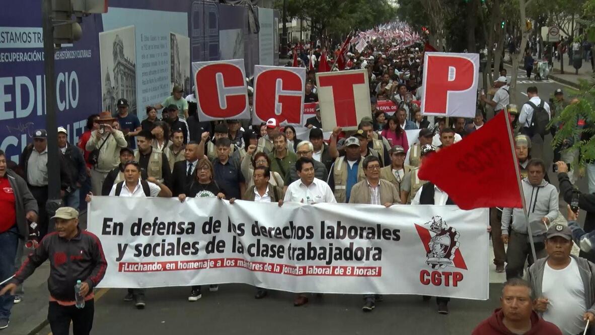 Peru Unions Protest Fujimori’s Proposed Labour Reforms