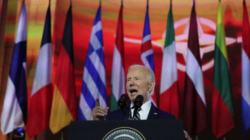 Commemoration of the 75th anniversary of the alliance at a NATO event, in Washington