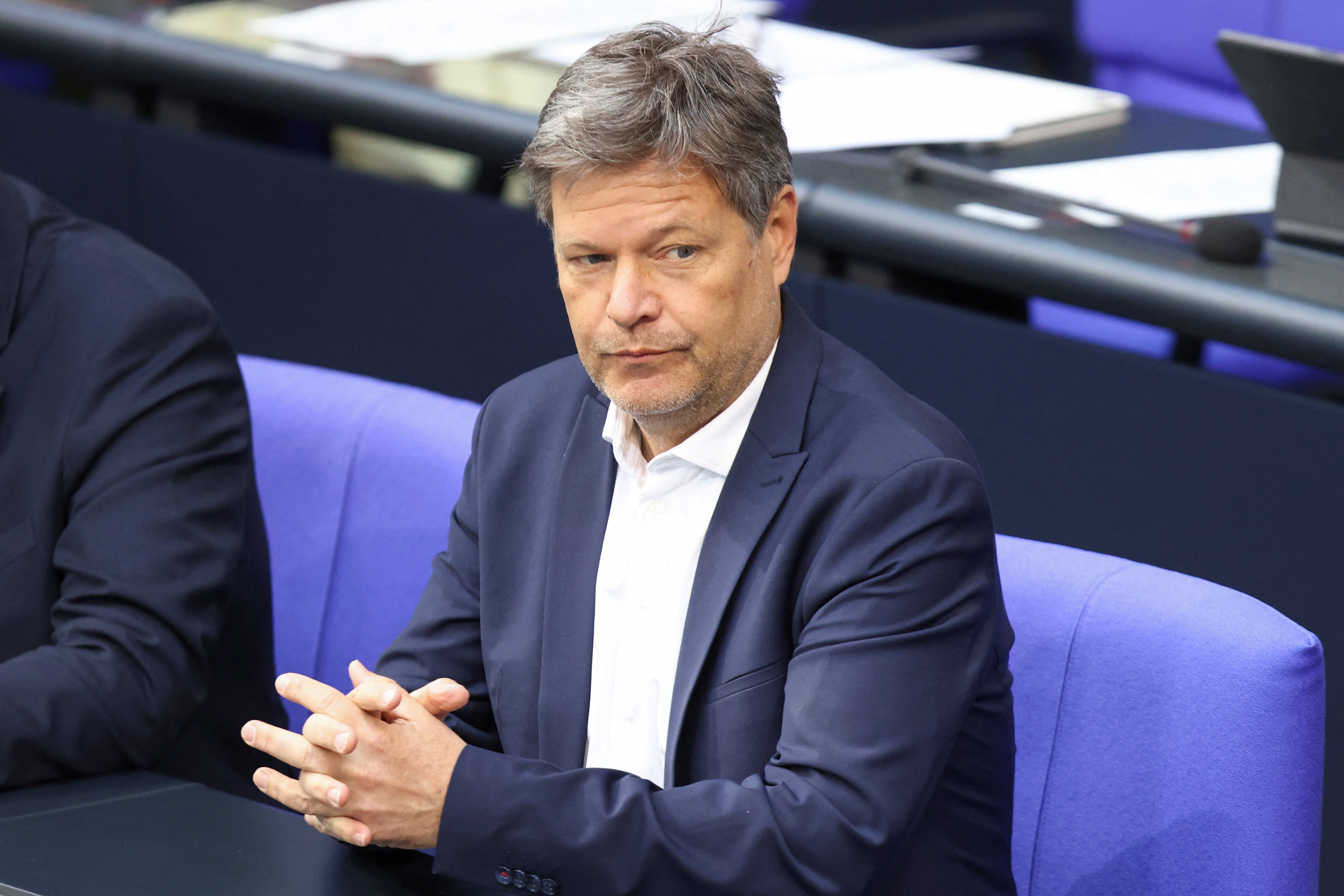 Session of the lower house of German parliament Bundestag in Berlin