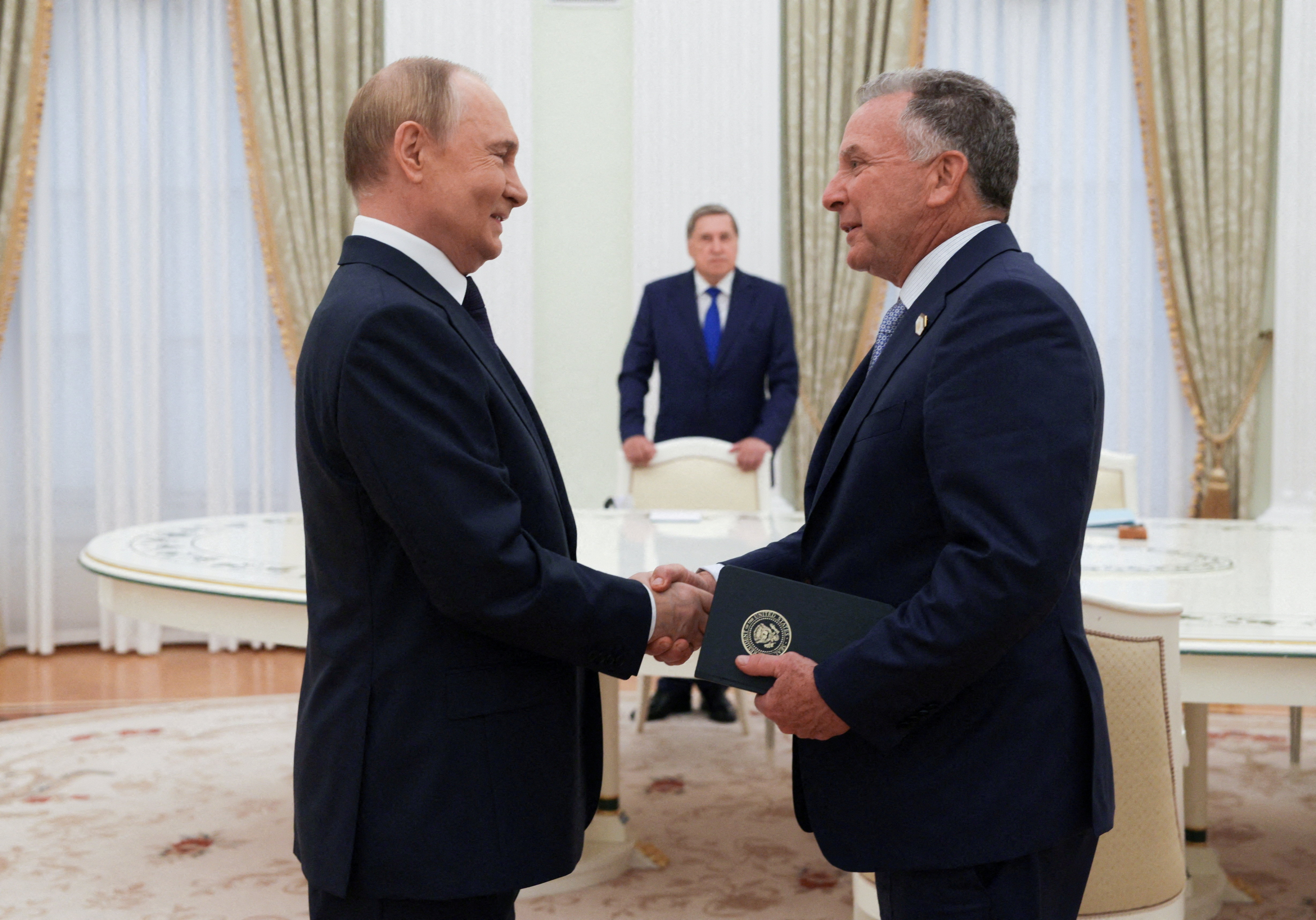 FILE PHOTO: Russian President Putin meetis U.S. envoy Witkoff in Moscow