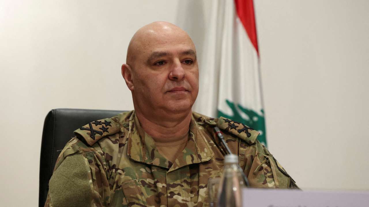 FILE PHOTO: News conference to launch a Livelihood Support Program for the Lebanese army and Internal Security Forces