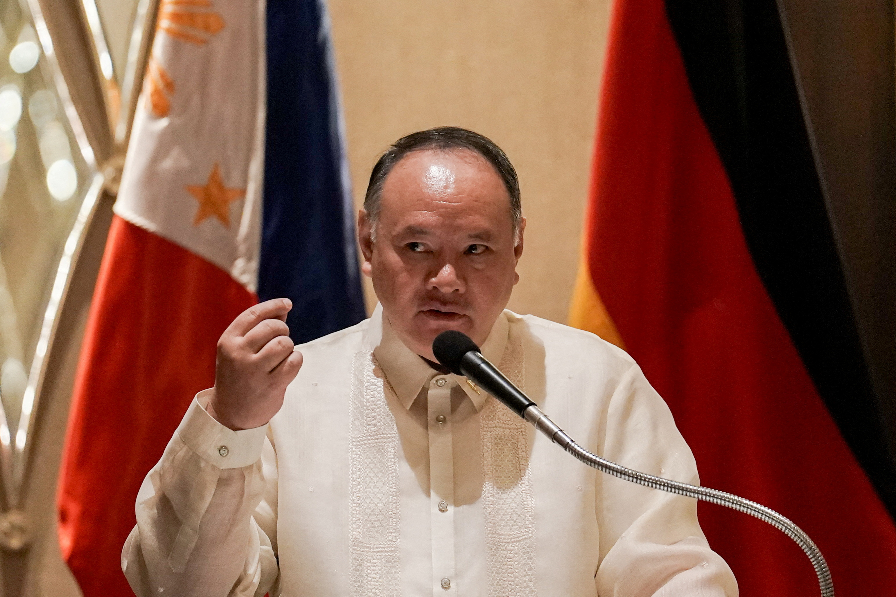 FILE PHOTO: Philippines Defence Secretary Gilberto Teodoro