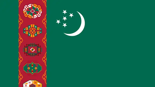 Turkmenistan flag