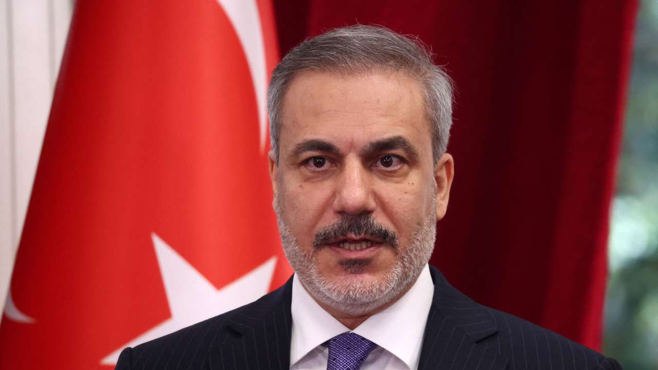 Turkish Foreign Minister Hakan Fidan visit Tirana