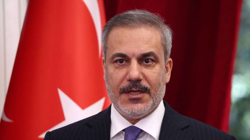 Turkish Foreign Minister Hakan Fidan visit Tirana