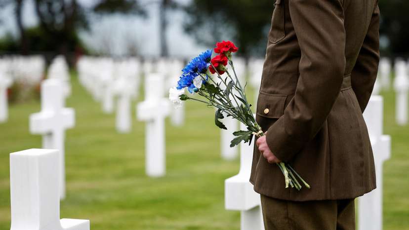 80th anniversary of the 1944 D-Day landings in Colleville-sur-Mer