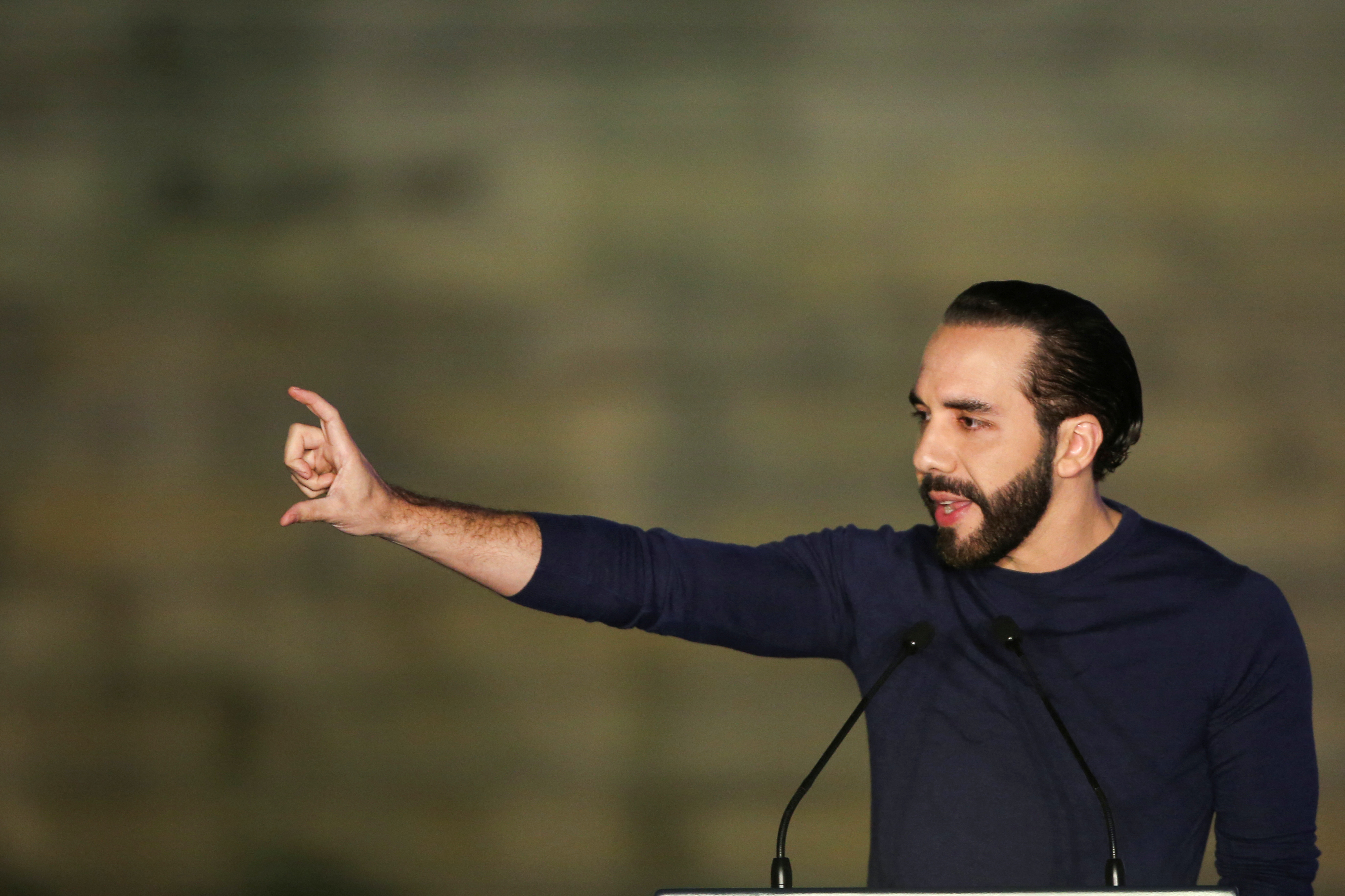 El Salvador’s President Nayib Bukele attends inauguration of pharmaceutical plant